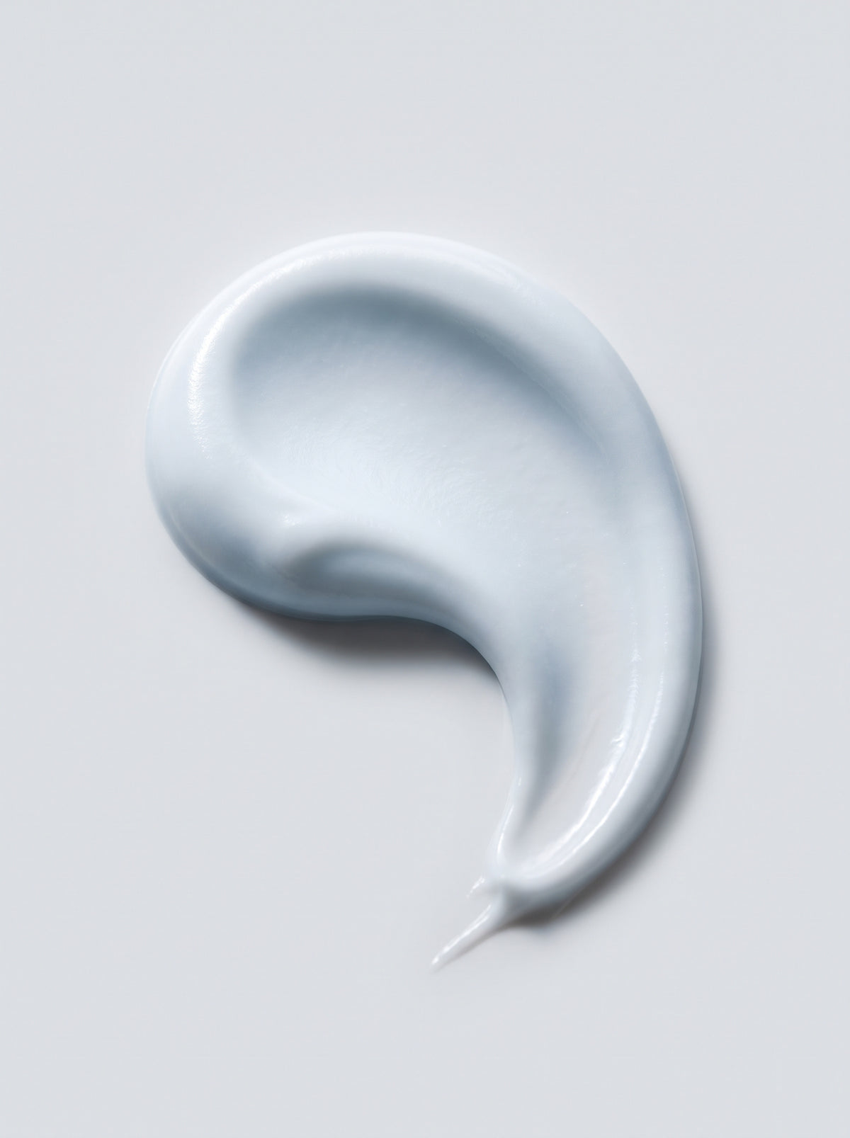SILNT Overnight Cream white swatch with a satin finish on a light grey background