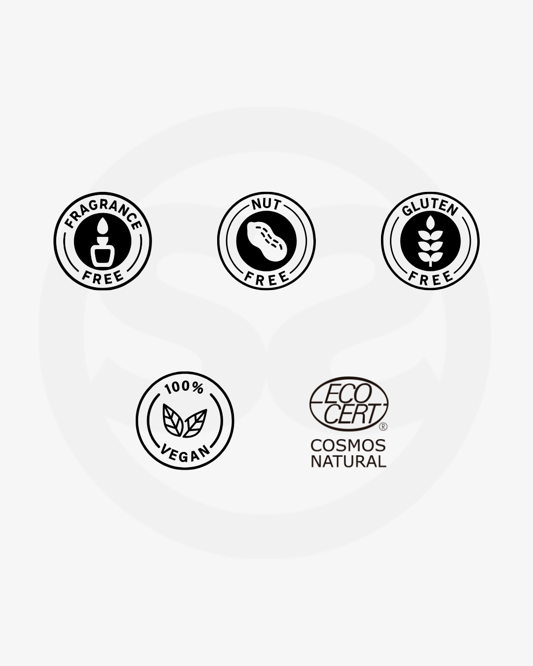 Certification badges for SILNT Makeup Remover