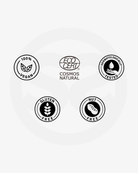 Certification badges for SILNT Brightening Cream
