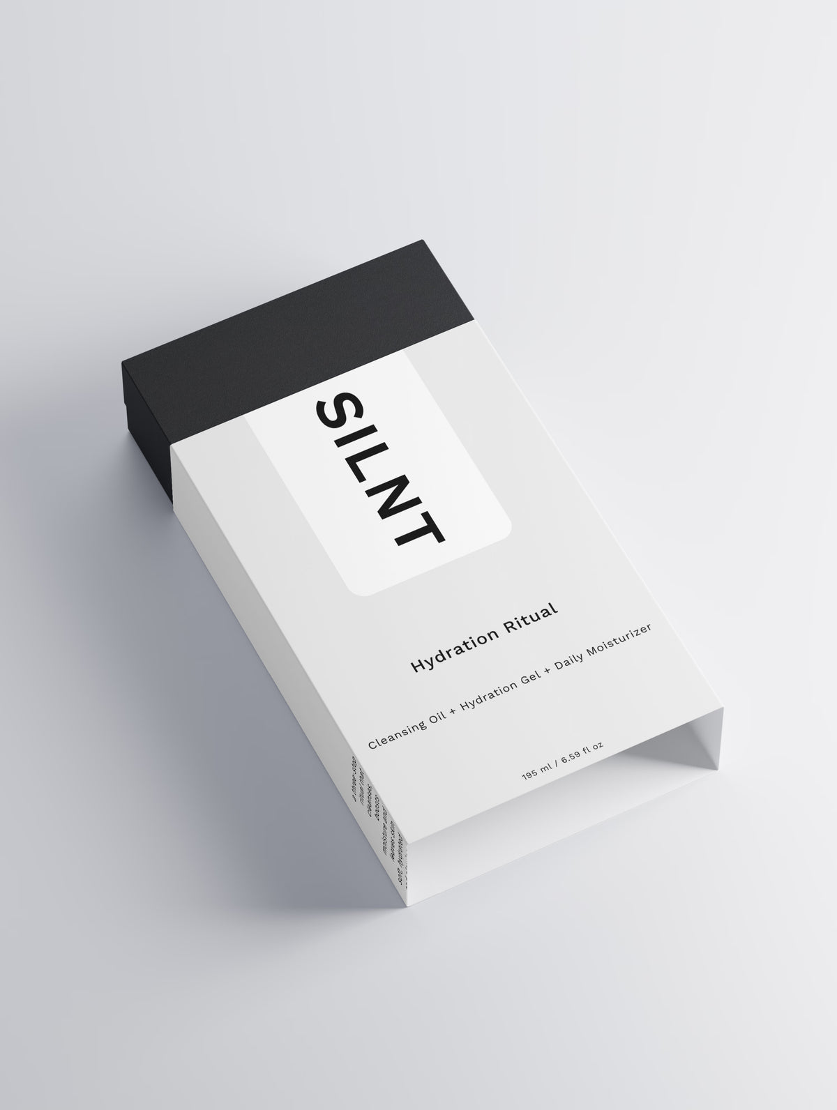 SILNT Hydration Ritual gift box with a black sleeve