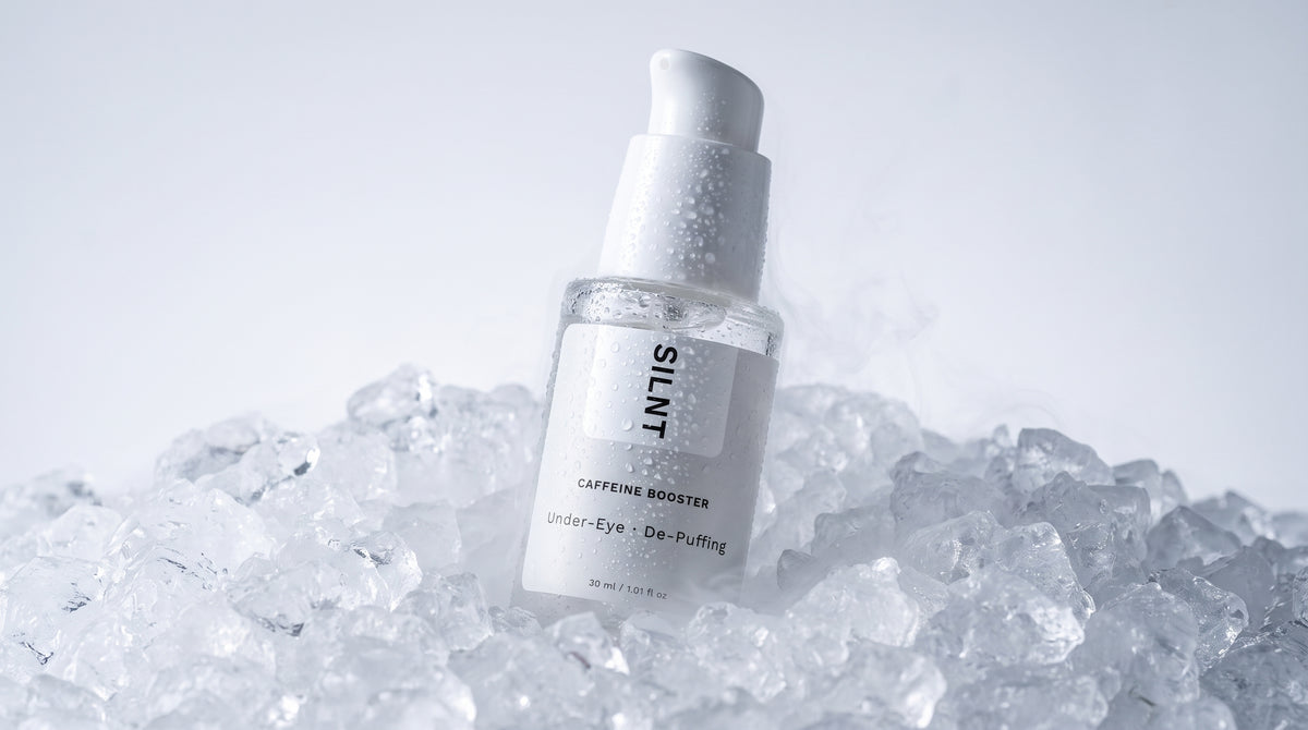 SILNT Caffeine Booster standing in crushed ice